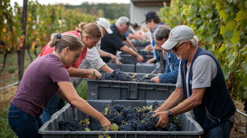 Sortiranje grožnja nakon berbe je drugi važan korak u proizvodnji vina